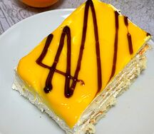 Торт манго-маракуйя