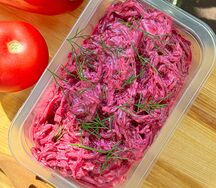 Салат свекла с чесноком