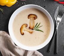 Крем-суп из белых грибов