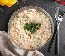 Оливье с курицей