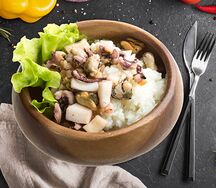 Рис с морепродуктами