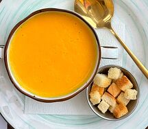 Крем-суп Сырный с гренками