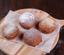 Булочка Шу с заварным кремом