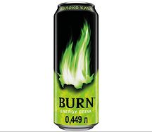 Энергетический напиток Burn Яблоко-киви