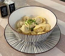 Пельмени Пермяцкие с квашеной капустой и салом