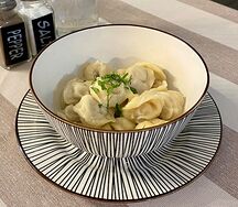 Пельмени Пермяцкие с квашеной капустой и салом