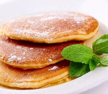 Панкейки с маслом