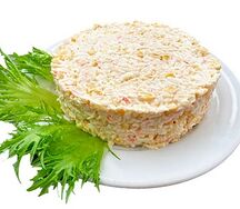 Салат Крабовый с рисом