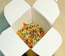 Тяхан овощной с соусом терияки