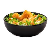 Салат Цезарь с креветками