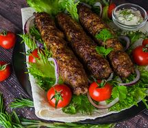 Люля-кебаб из говядины и свинины
