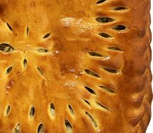 Пирог с копченой курочкой