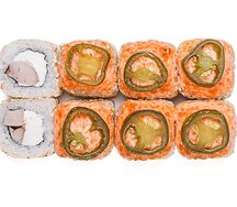 Запеченный ролл с огоньком