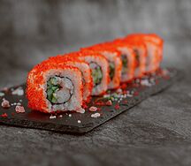 Ролл Калифорния с креветкой