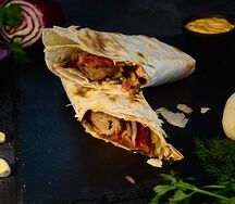 Люля-кебаб из курицы в лаваше