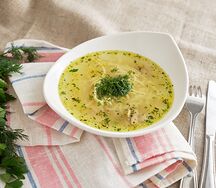 Суп лапша с курицей