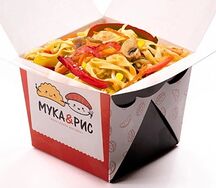 Лапша с овощами