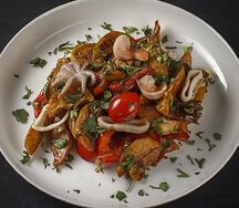 Оджахури с морепродуктами 