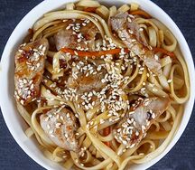 Wok со свининой