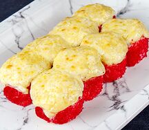 Калифорния, запеченная с креветкой