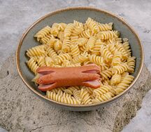 Макароны с сосиской