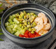 Поке с креветками