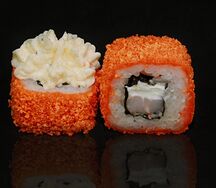 Огненный ролл макси с креветкой