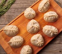Манты с курицей