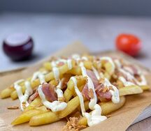 Картошка с беконом