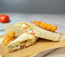 Шаурма с креветками