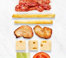 Сырная с беконом
