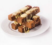 Чесночные гренки с сыром