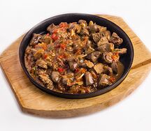 Сковородка с потрошками
