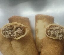 Блины фаршированные мясом