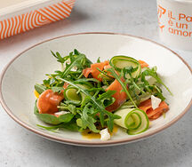 Салат с лососем