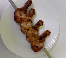 Шашлык из куриной голени