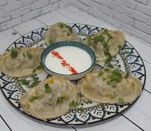 Манты с говядиной