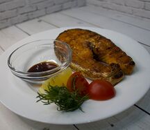 Шашлык из семги