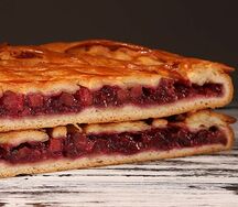 Яблочный с брусникой