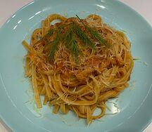 Паста с грудинкой 