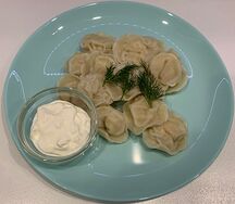 Пельмени домашние свино-говяжьи