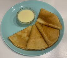 Блинчики со сгущенным молоком 