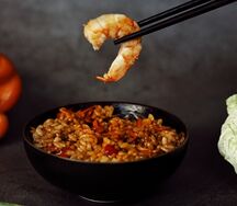 Рис с креветками