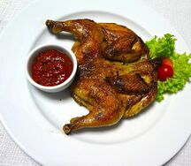 Курица табака