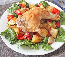 Курица с овощами