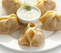 Манты с говядиной