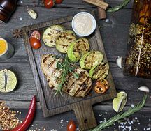 Курица с цукини