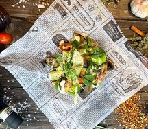 Гриль-салат с овощами