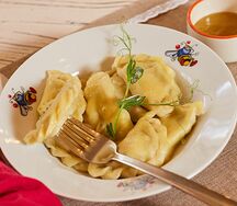 Варенички, как у мамы, с творогом и ванилью