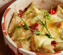 Кундюмы с уткой и клюквой